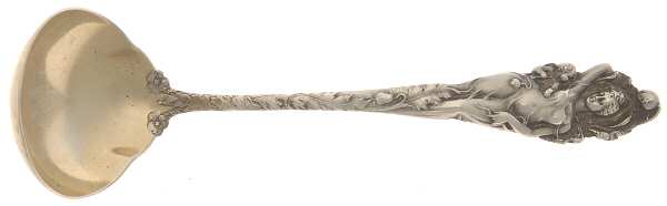 Love Disarmed (Sterling, 1899) Solid Piece Cream Ladle