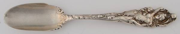 Love Disarmed (Sterling, 1899) Solid Cheese Scoop