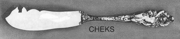 Love Disarmed (Sterling, 1899) Solid Serving Cheese Knife