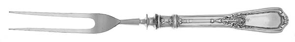 Louis XVI (Silverplate, 1926) Small Steak Carving Fork, Silverplate Prongs