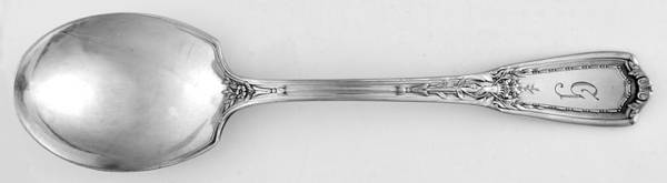 Louis XVI (Silverplate, 1926) Monogram Sugar Spoon