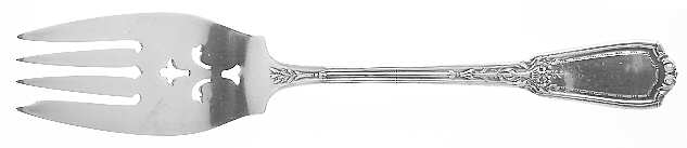 Louis XVI (Silverplate, 1926) Medium Solid Cold Meat Serving Fork