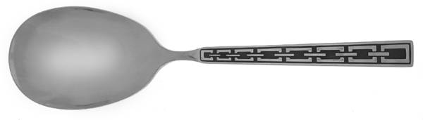 Lovelock (Stainless) Solid Smooth Casserole Spoon