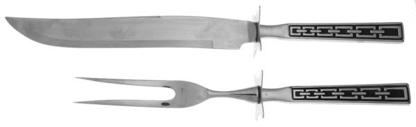 Lovelock (Stainless) Small Stainless Blade 2-Piece Steak Carving Set