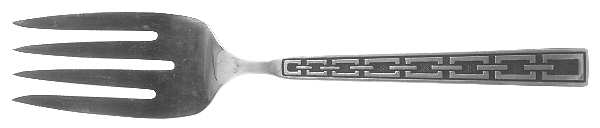 Lovelock (Stainless) Medium Solid Cold Meat Serving Fork