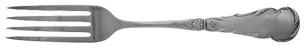Luxembourg (Sterling, 1890, No Monograms) Fork