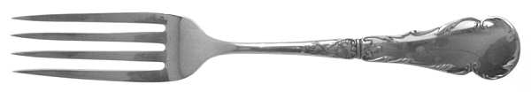 Luxembourg (Sterling, 1890, No Monograms) Fork