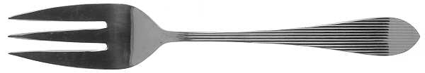 Madelaine (Stainless) Medium Solid Cold Meat Serving Fork