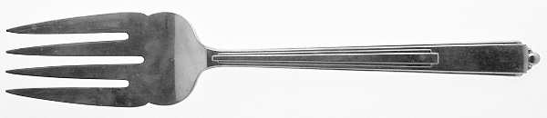 Maid of Honor (Silverplate, 1935) Large Solid Cold Meat Serving Fork