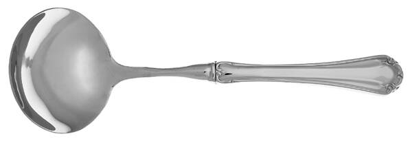 Mandolin (Stainless) Gravy Ladle with No Spout Stainless Bowl HC