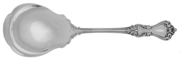 Marlborough (Sterling, 1906, No Monos) Large Solid Berry/Casserole Spoon