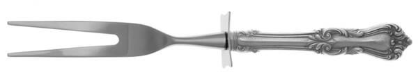 Marlborough (Sterling, 1906, No Monos) Carving Fork Small with Stainless Prongs HC