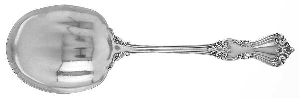 Marlborough (Sterling, 1906, No Monos) Solid Salad Serving Spoon