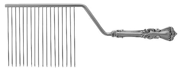 Marlborough (Sterling, 1906, No Monos) Cake Breaker with Stainless Prongs