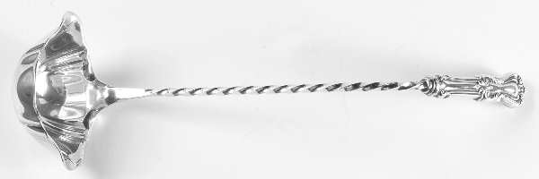 Marlborough (Sterling, 1906, No Monos) Hollow Handle Punch Ladle with Solid Bowl