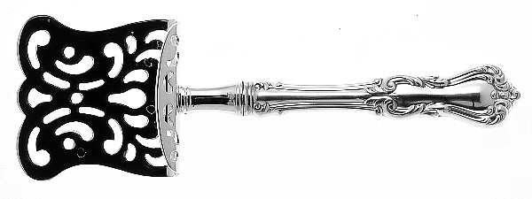 Marlborough (Sterling, 1906, No Monos) Petite Fours Server with Silverplate Hood