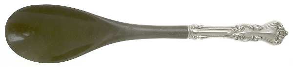 Marlborough (Sterling, 1906, No Monos) Salad Serving Spoon with Plastic Bowl