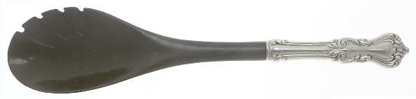 Marlborough (Sterling, 1906, No Monos) Salad Serving Fork with Plastic Prongs