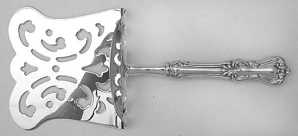Marlborough (Sterling, 1906, No Monos) Hollow Asparagus Server with Silverplate Hood