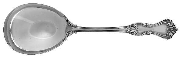 Marlborough (Sterling, 1906, No Monos) Large Solid Berry/Casserole Spoon