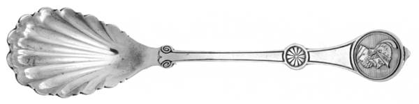 Medallion (Silverplate, 1888) Sugar Shell Spoon