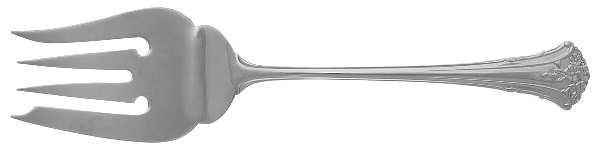 Merlot (Stainless) Medium Solid Cold Meat Serving Fork