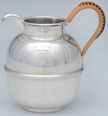 Silverplate Hollowware Carafe Guernsey Jug