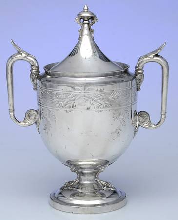 Silverplate Hollowware Sugar Bowl & Lid