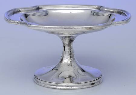 Silverplate Hollowware Round Compote (Height X Width)