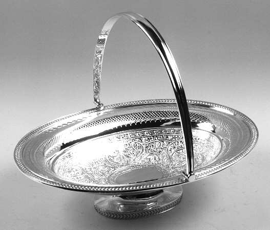 Silverplate Hollowware Silverplate Basket