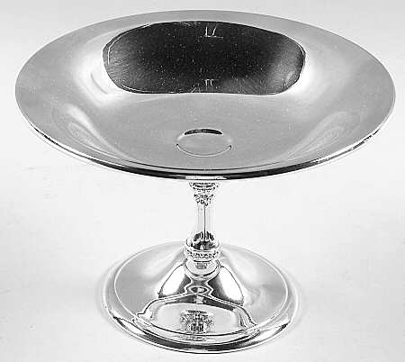 Silverplate Hollowware 7" Silverplate Compote