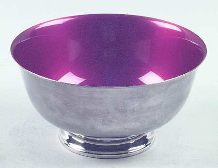 Paul Revere Bowls (Silverplate, Hollowware) Glazed Plated Paul Revere Bowl