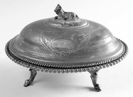 Silverplate Hollowware Oval Small Covered Vegetable