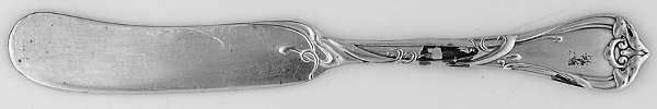 Modern Art (Silverplate, 1904) Flat Handle Butter Spreader