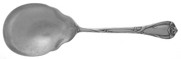 Modern Art (Silverplate, 1904) Solid Salad Serving Spoon