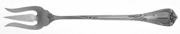 Modern Art (Silverplate, 1904) Short Handle Pickle/Olive Fork