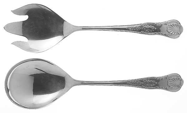 Montrachet (Stainless) (2 Pc) Solid Salad Set