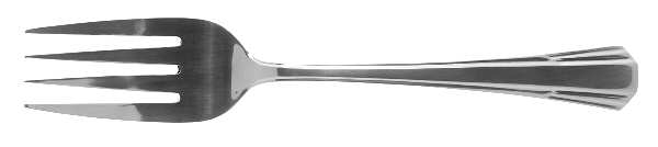 Montserrat (Stainless Medium Solid Cold Meat Serving Fork