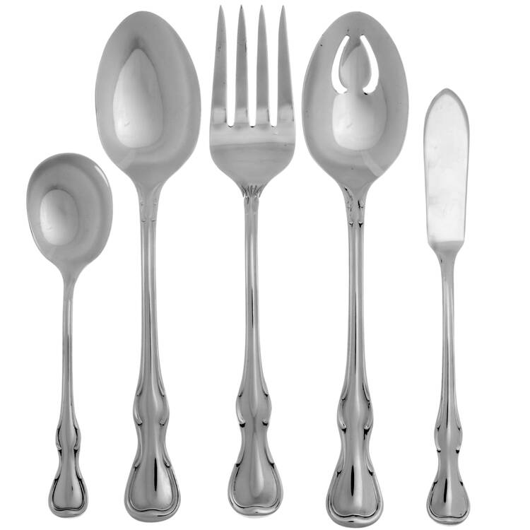 Modern Provincial (Stainless, 1967) 5 Piece Hostess Set