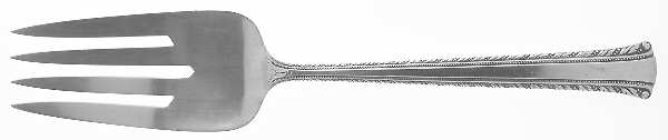 Nancy Lee (Sterling, 1939) Medium Solid Cold Meat Serving Fork