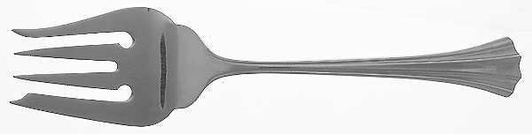 Nautica (Stainless) Medium Solid Cold Meat Serving Fork