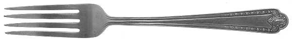 Normandy (Silverplate, 1925) Fork