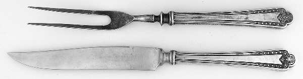 Normandy (Silverplate, 1925) Small Stainless Blade 2-Piece Steak Carving Set