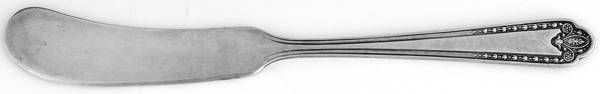 Normandy (Silverplate, 1925) Flat Handle Butter Spreader