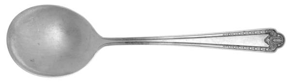 Normandy (Silverplate, 1925) Round Bowl Soup Spoon (Gumbo)