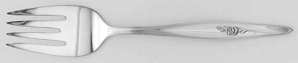 Nostalgia (Silverplate, 1963) Medium Solid Cold Meat Serving Fork