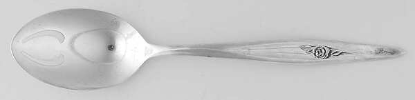 Nostalgia (Silverplate, 1963) Pierced Tablespoon (Serving Spoon)