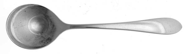 Old Hampton (Silverplate) Round Bowl Soup Spoon (Bouillon)