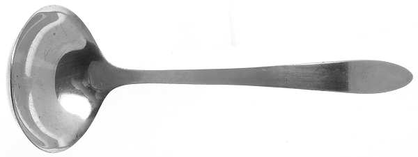 Old Hampton (Silverplate) Solid Piece Cream Ladle