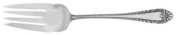 Old London (Silverplate) Large Solid Cold Meat Serving Fork
